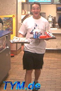 Here comes your dinner!