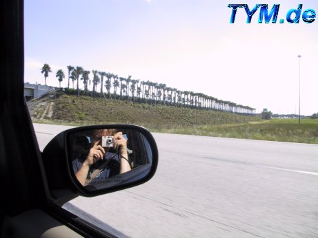 Objects in the mirror are closer than they are appear